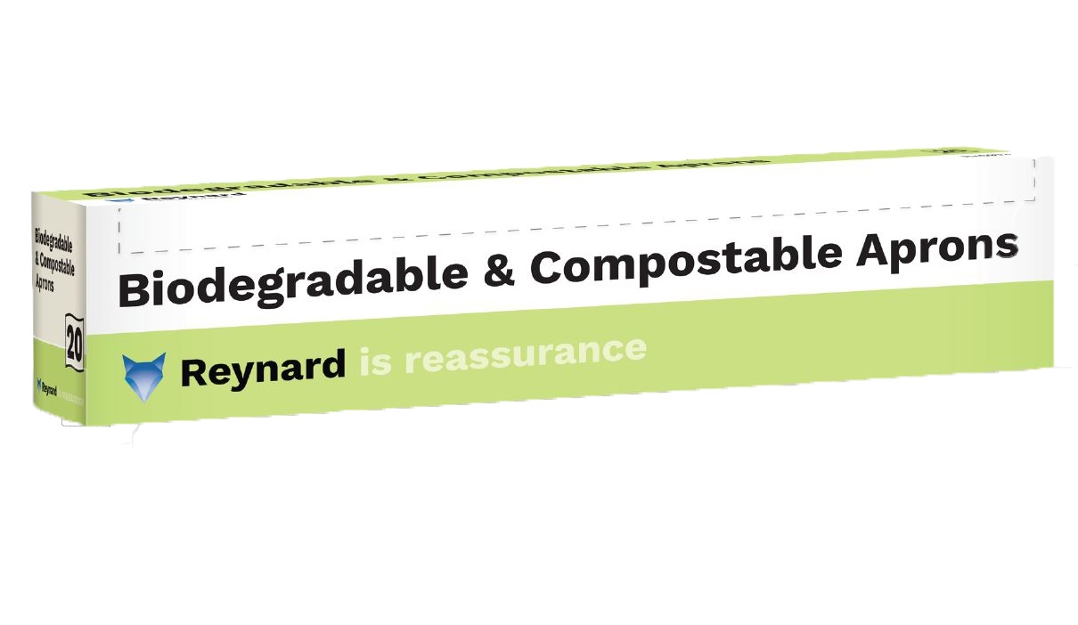 Reynard Biodegradable and Compostable Aprons 72 x 117cm