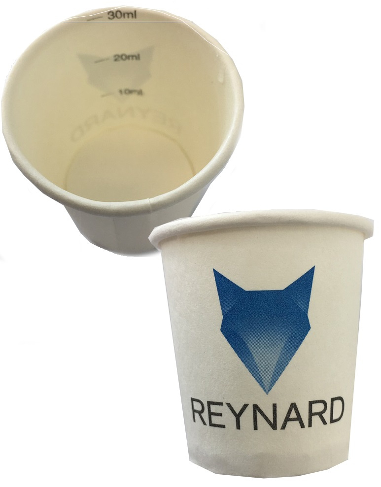 Reynards Disposable Paper Medicine Cup Graduated 30ml
