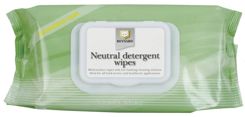 Reynard Wipes Neutral Detergent 20x33cm
