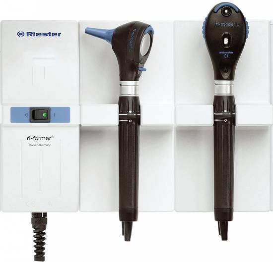 Riester Wall ri-former LED Diagnostic set L2 LED Otoscope and Ophthalmoscope