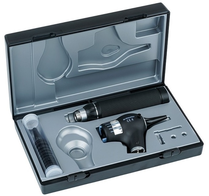 Riester EliteVue Otoscope LED 3.5V with rechargeable Li-ion handle
