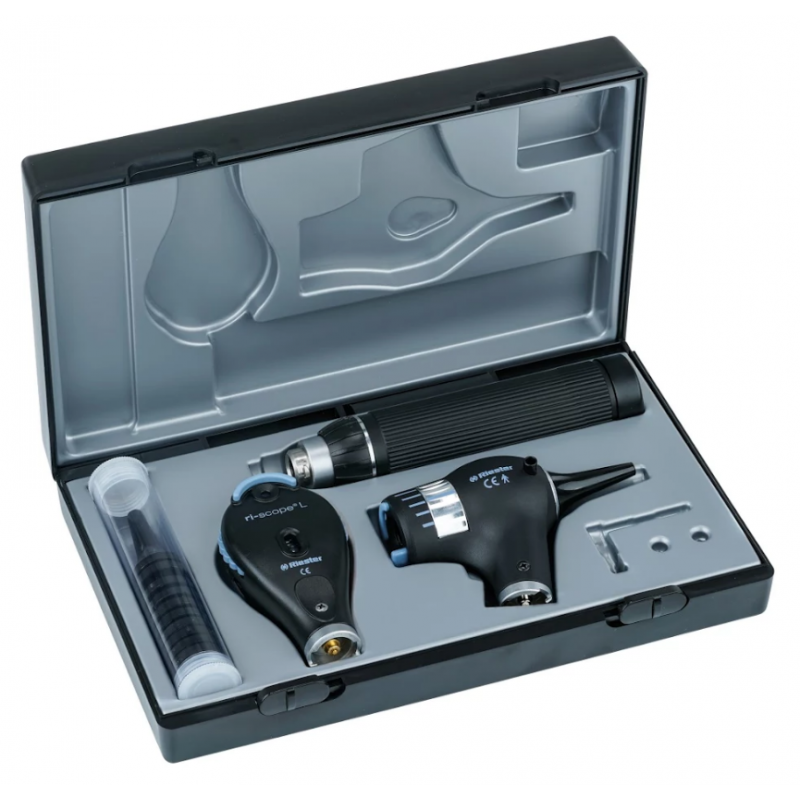 Riester EliteVue Otoscope LED 2.5V and Ophthalmoscope with C Battery handle