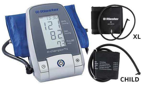 Riester ri-champion N Blood Pressure Monitor Digital with 3 Cuffs