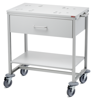 Seca Baby Cart for Scales 715 x 800 x 435mm with Drawer and Shelf
