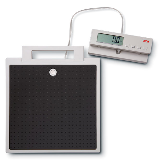 Seca Flat Scales with Cable Remote Display 250kgs