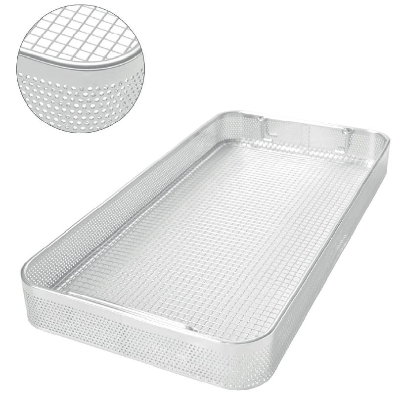 Nopa Wire Basket with Perforated Metal Plate 480mm x 250mm x 50mm