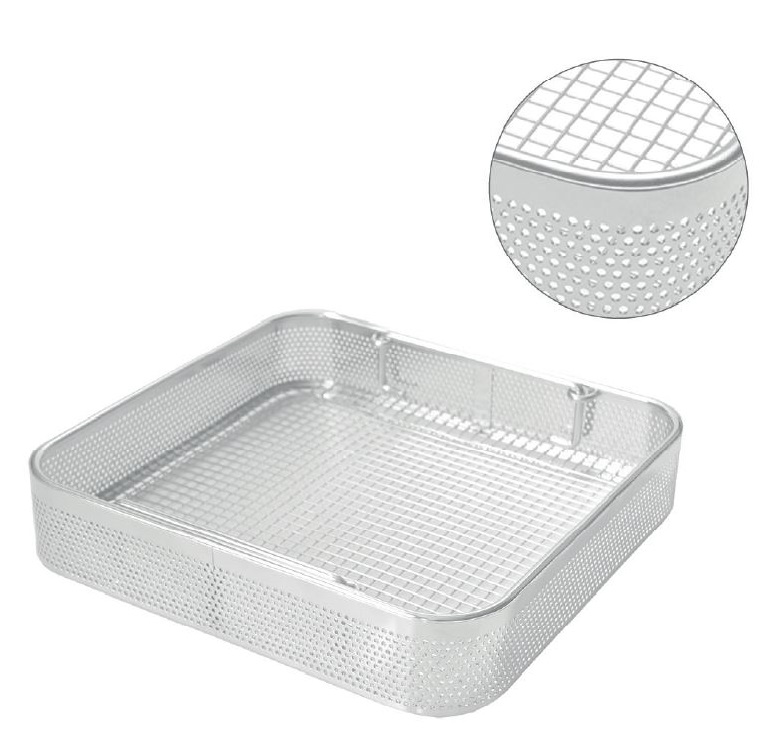 Nopa Wire Basket with Perforated Metal Plate 255mm x 245mm x 70mm