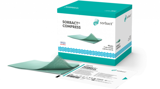 Sorbact Compress wound Contact Layer 4cm x 6cm
