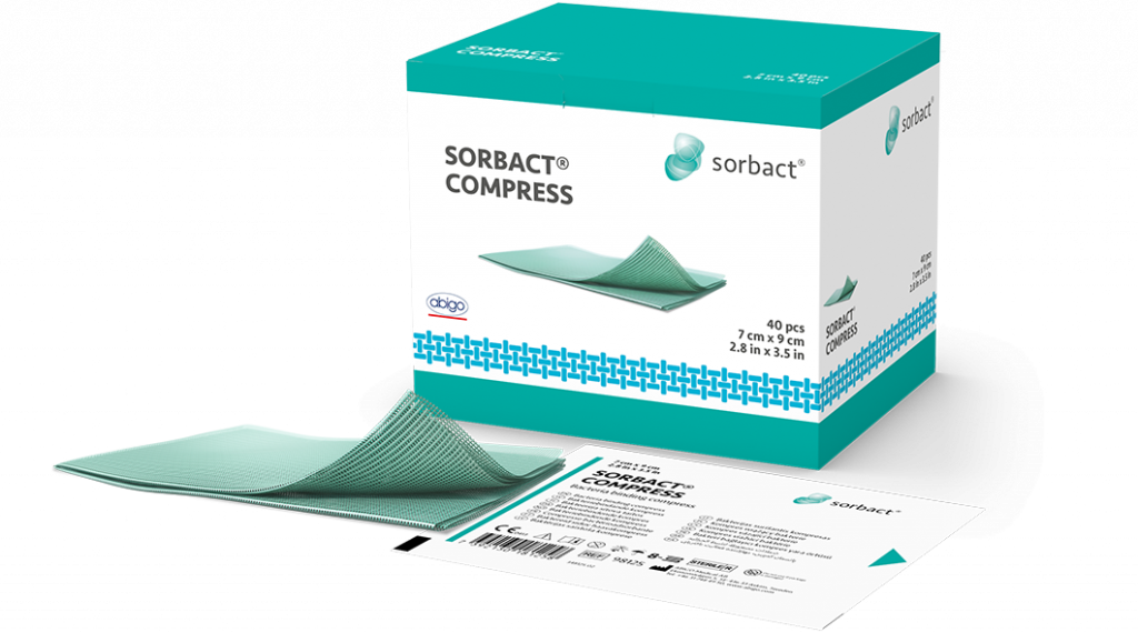 Sorbact Compress wound Contact Layer 7cm x 9cm