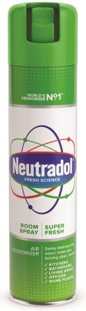 Neutradol Aerosol Room Deodoriser 300ml Super Fresh