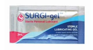 Surgi-gel Sterile Lubricating Gel Sachets 3ML - Each