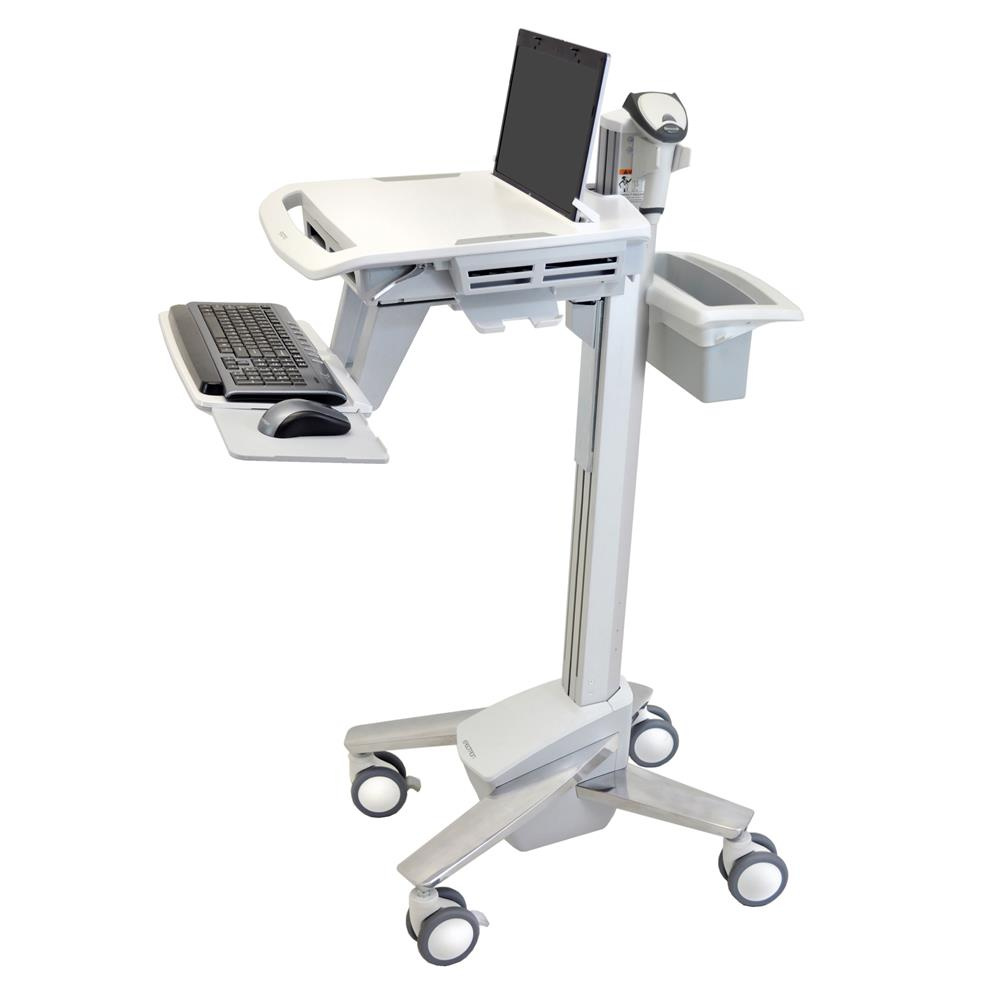 Ergotron Styleview Electronic Medical Records Non-Powered Cart with Laptop Mount
