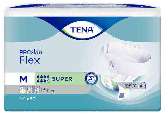 TENA PROskin Flex Super Medium 30s