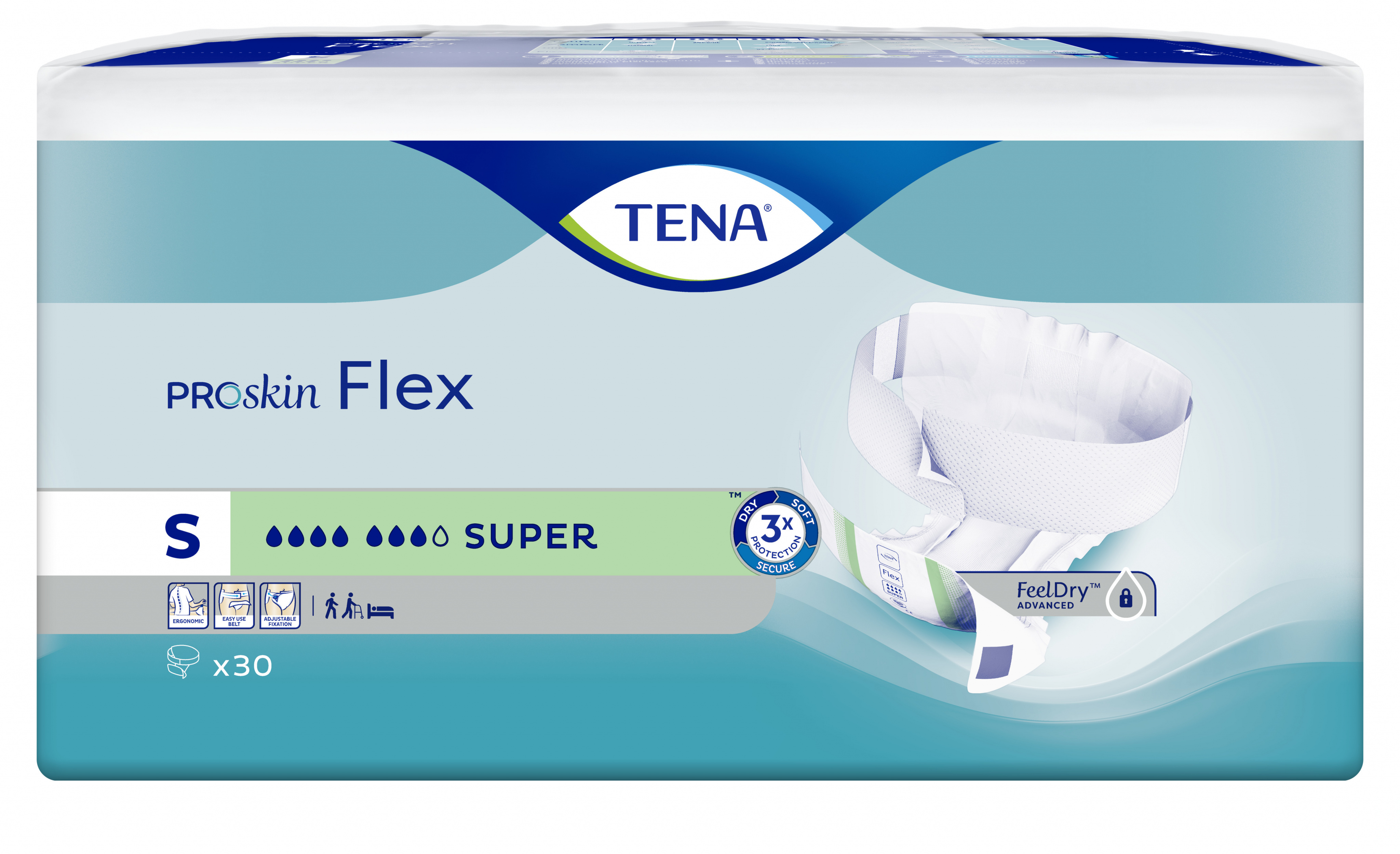 TENA PROskin Flex Super Small 30s