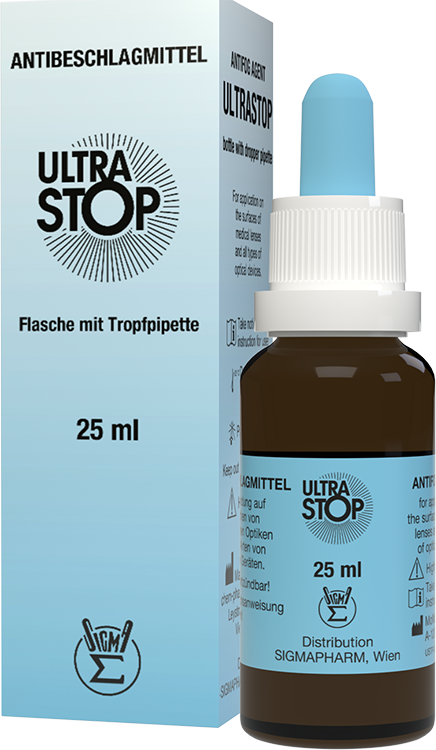 Ultrastop Antifog Solution with Dropper Pipette 25ml