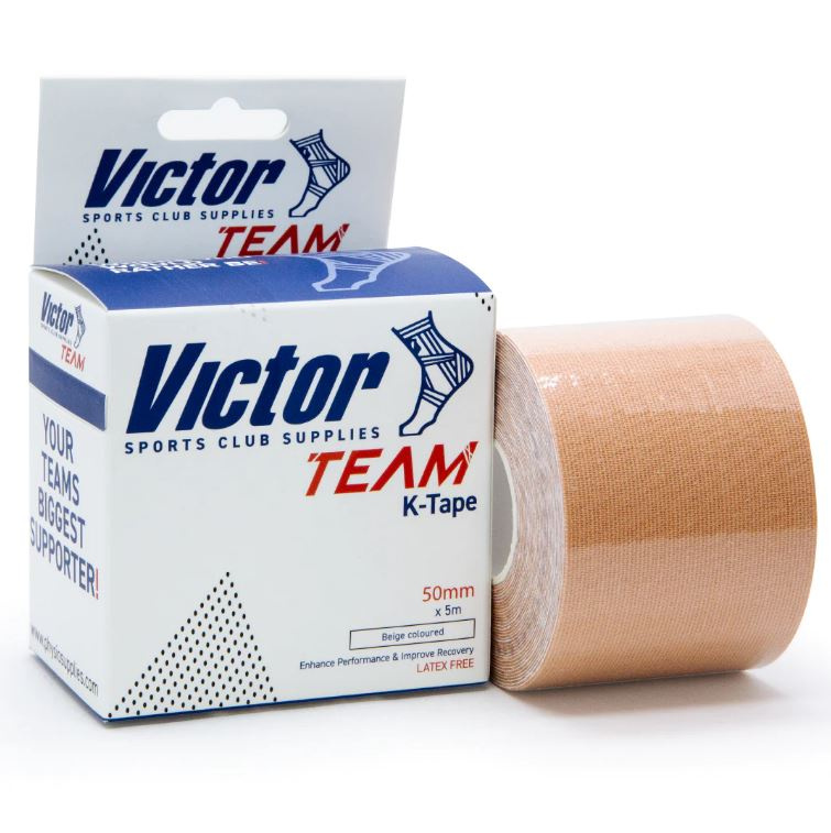 Victor Team K-Tape 50mm x 5m Beige