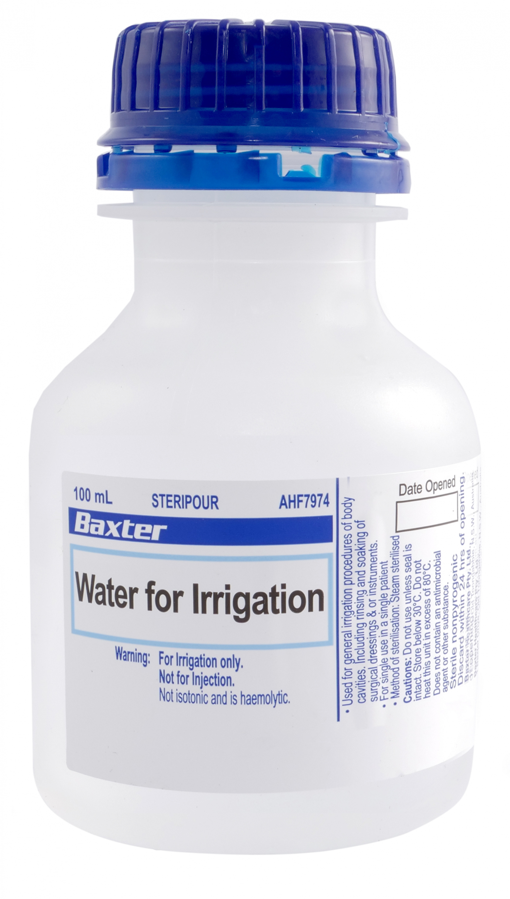Water Sterile Steripour for Irrigation 100mls