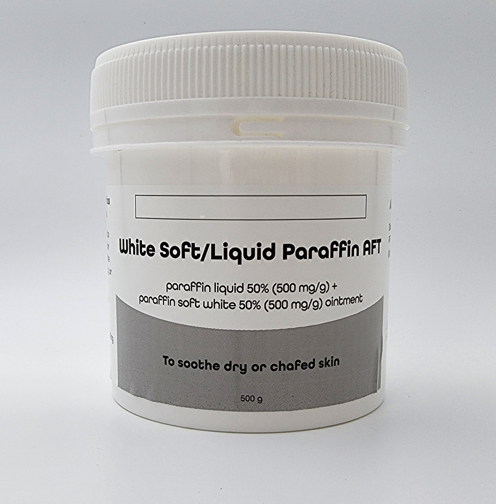 White Soft Liquid Paraffin AFT 500g Tub