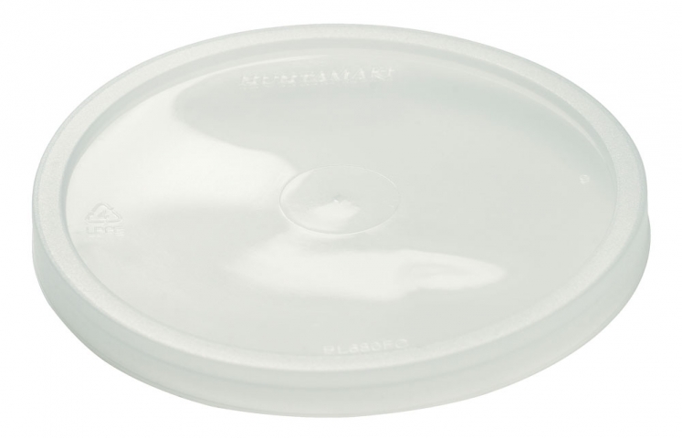 Lid Denture Containers Clear Plastic - sleeve of 50 image 0