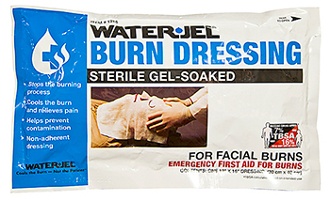 WaterJel Face Mask Sterile Gel Soaked Burns Dressing 30cm x 40cm image 0