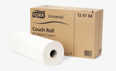 Couch Roll Perforated Tork 58cm x 185M 1ply SINGLE ROLL image 0
