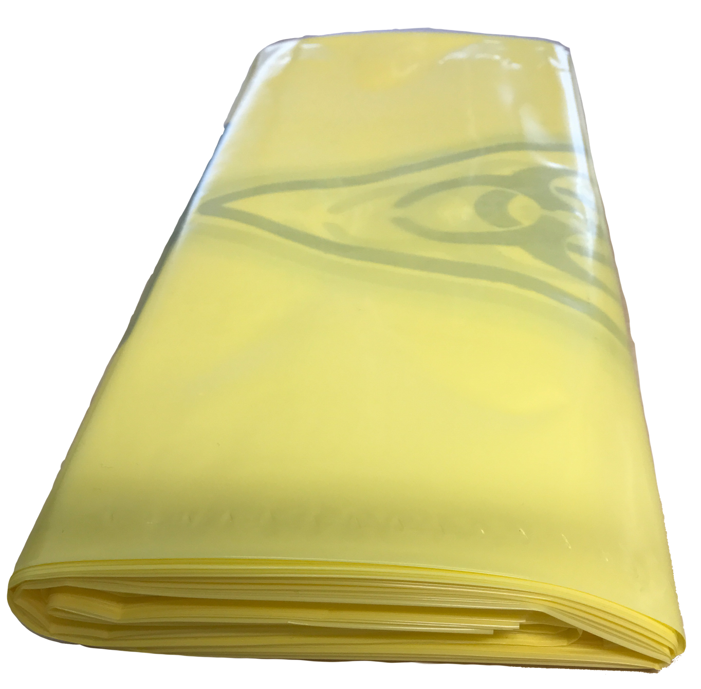 Bag Plastic Yellow Bio-Hazard 360x710x50mu - BUNDLE 50 BAGS image 1
