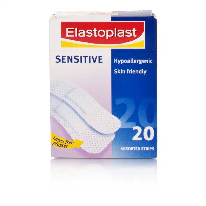 Elastoplast Sensitive Plasters Hypoallergenic 20 image 0