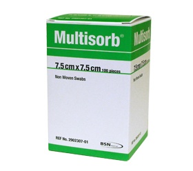 Multisorb Gauze Non Woven 7.5cm x 7.5cm image 0