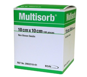 Multisorb Gauze Non Woven 10cm x 10cm image 0