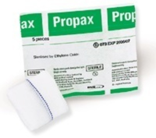 Propax Throat Pack X-Ray 7cm x 42cm image 0