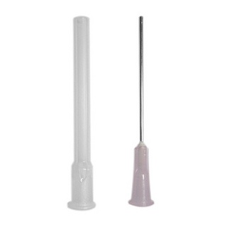BD Needles Draw Up without Bevel 18g x  1 1/2 (pink) image 0