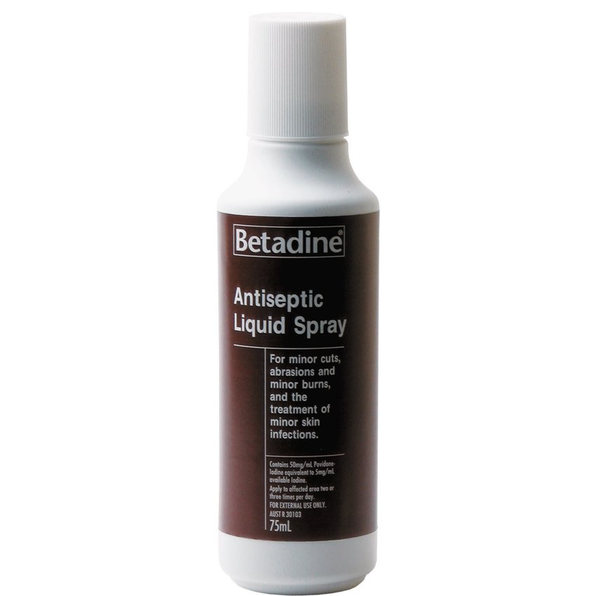 Betadine Antiseptic Spray 75ml image 0