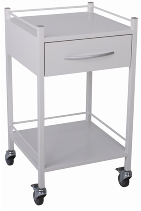 Milano Dressing or Instrument trolley with one Drawer image 0