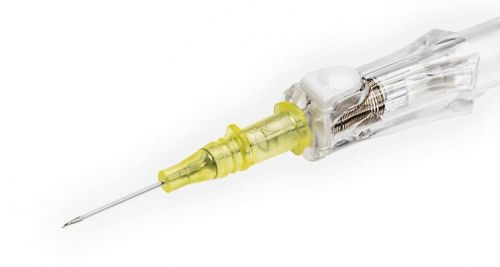 BD Insyte Autoguard BC Pro Shielded IV Catheter 24g x 0.75'' (Yellow) - Non Winged image 1