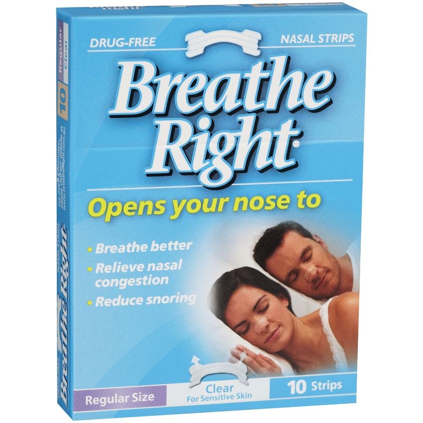 Breathe Right Strips Clear Regular image 0