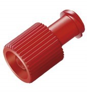 Combi Stopper Red B Braun Luer lock fitting Male and Female - EACH image 1
