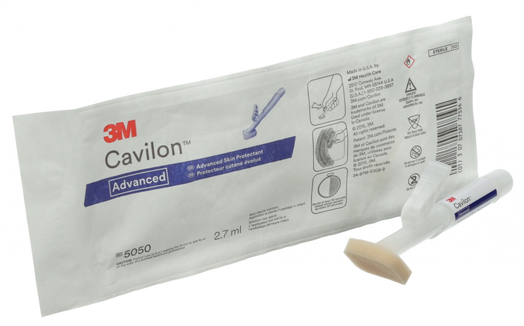 3M Cavilon Advanced Skin Protectant Wand 0.7ml image 1