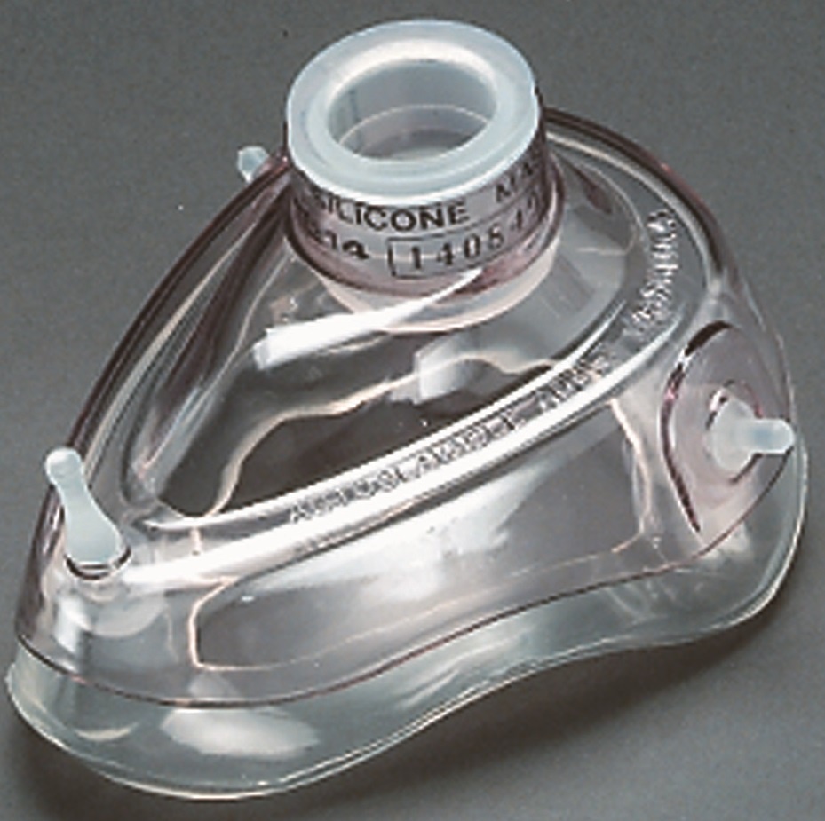 Durable Silicone Resuscitator Mask No.4 Adult image 0