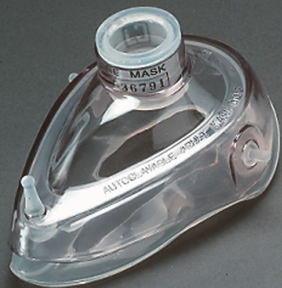 Durable Silicone Resuscitator Mask No.5 Large Adult image 0