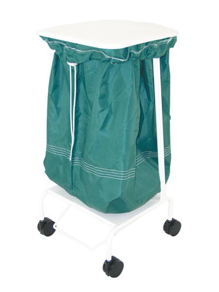 Porto Single Foot Operated Linen Trolley image 0