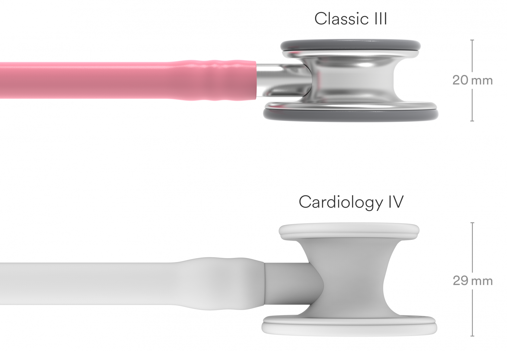 3M Stethoscope Littmann Classic III Pearl Pink image 3