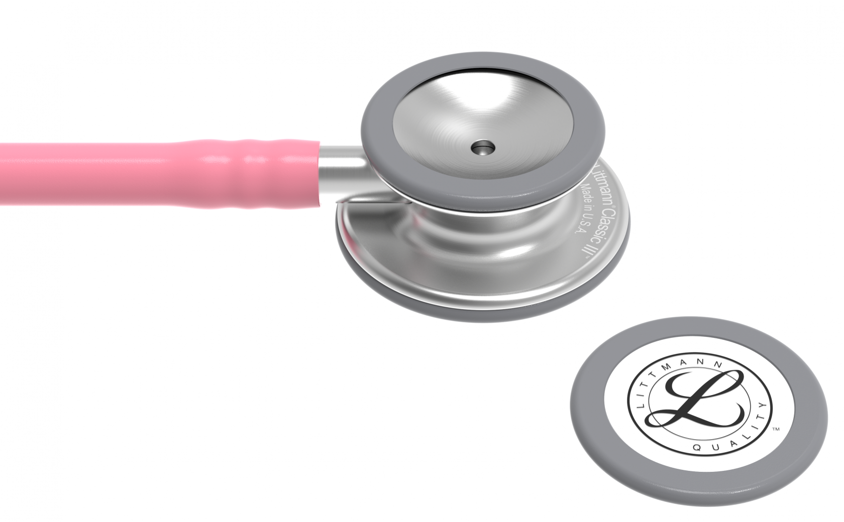 3M Stethoscope Littmann Classic III Pearl Pink image 2