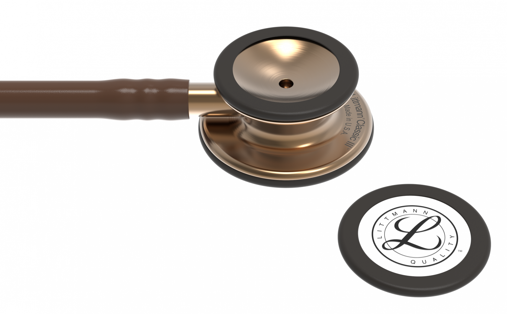3M Stethoscope Littmann Classic III Chocolate with Copper Finish image 4