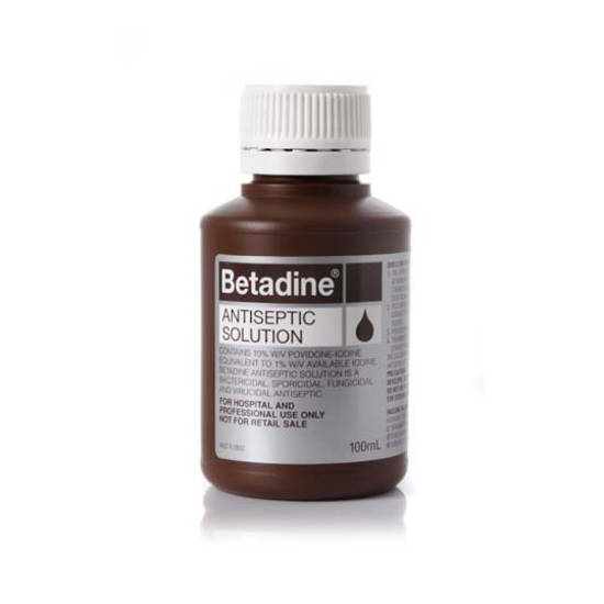 Betadine Alcohol Skin Prep Solution100ml image 0