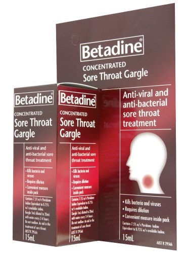 Betadine Sore Throat Gargle 15ml image 0