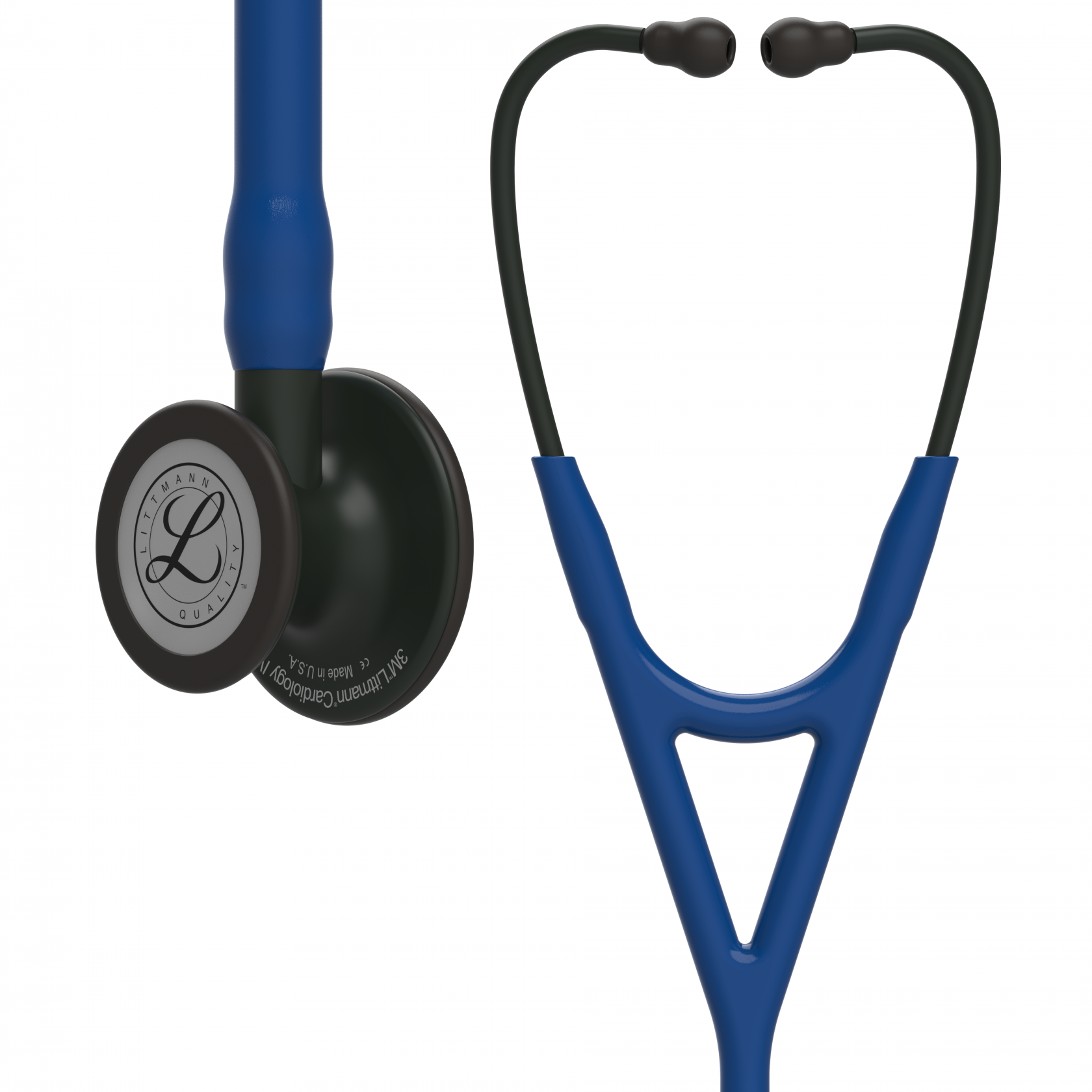 3M Stethoscope Littmann Cardiology IV Navy Blue with Black Finish image 1