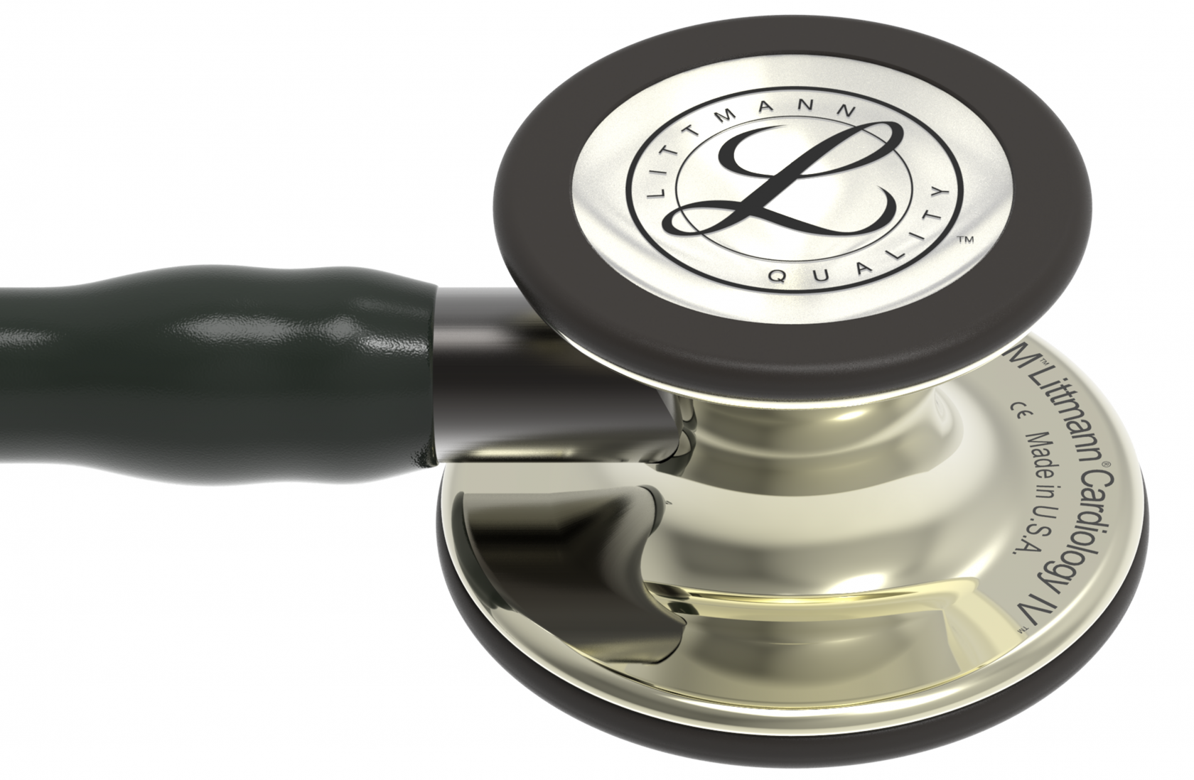 3M Stethoscope Littmann Cardiology IV Black with Champagne Finish image 1