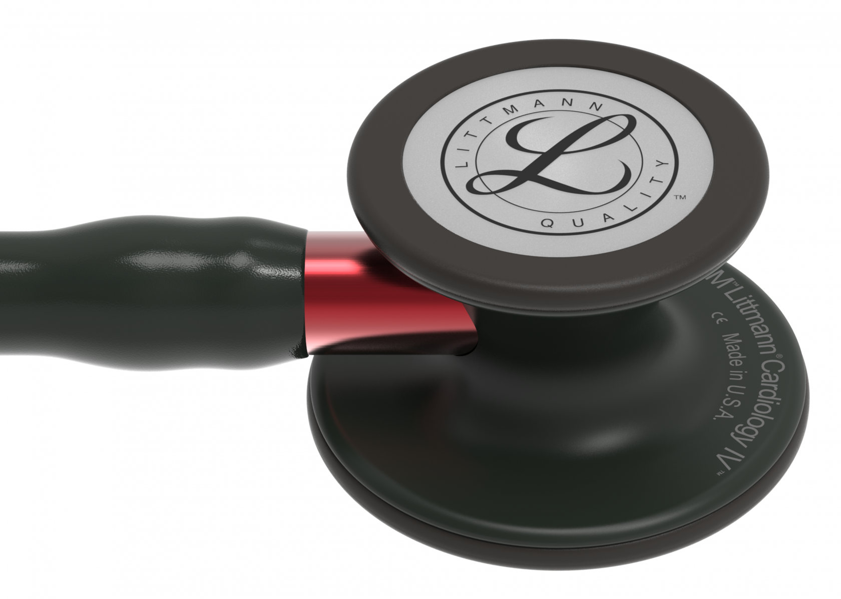 3M Stethoscope Littmann Cardiology IV Black Edition with Red Stem image 1