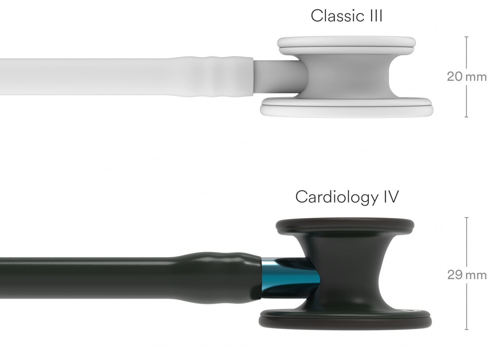 3M Stethoscope Littmann Cardiology IV Black Edition with Blue Stem image 3