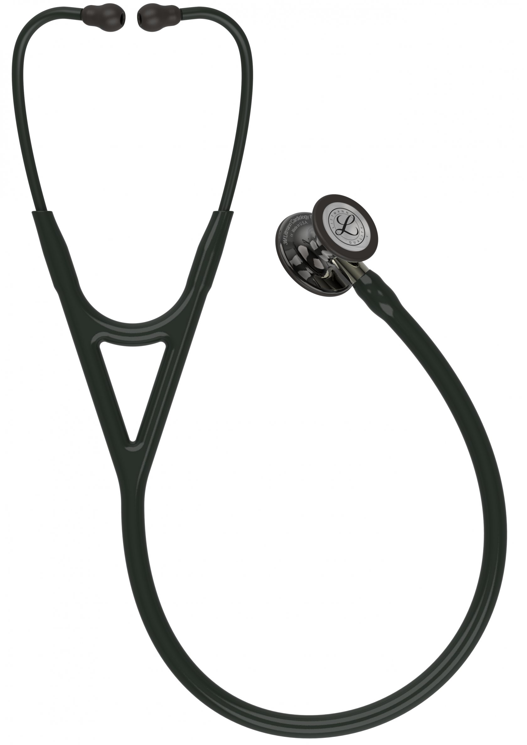 3M Stethoscope Littmann Cardiology IV Black with Champange Stem and Smoked Finish image 0